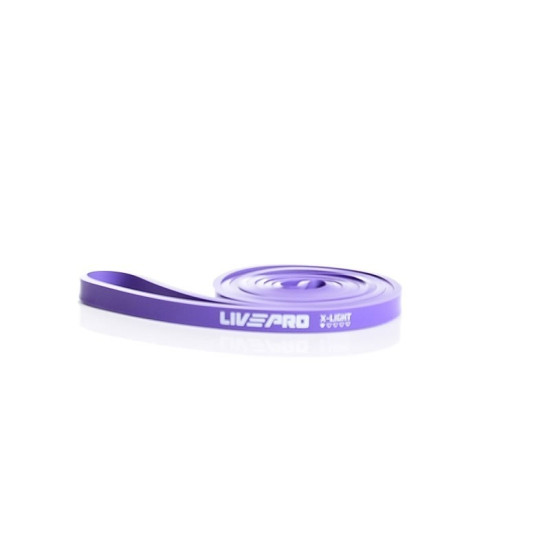 Купить Резинка для фитнеса  LivePro SUPER BAND X-Light Violet (7-16kg) в Киеве - фото №1